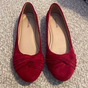 Size 13 Red Flats from Long Tall Sally